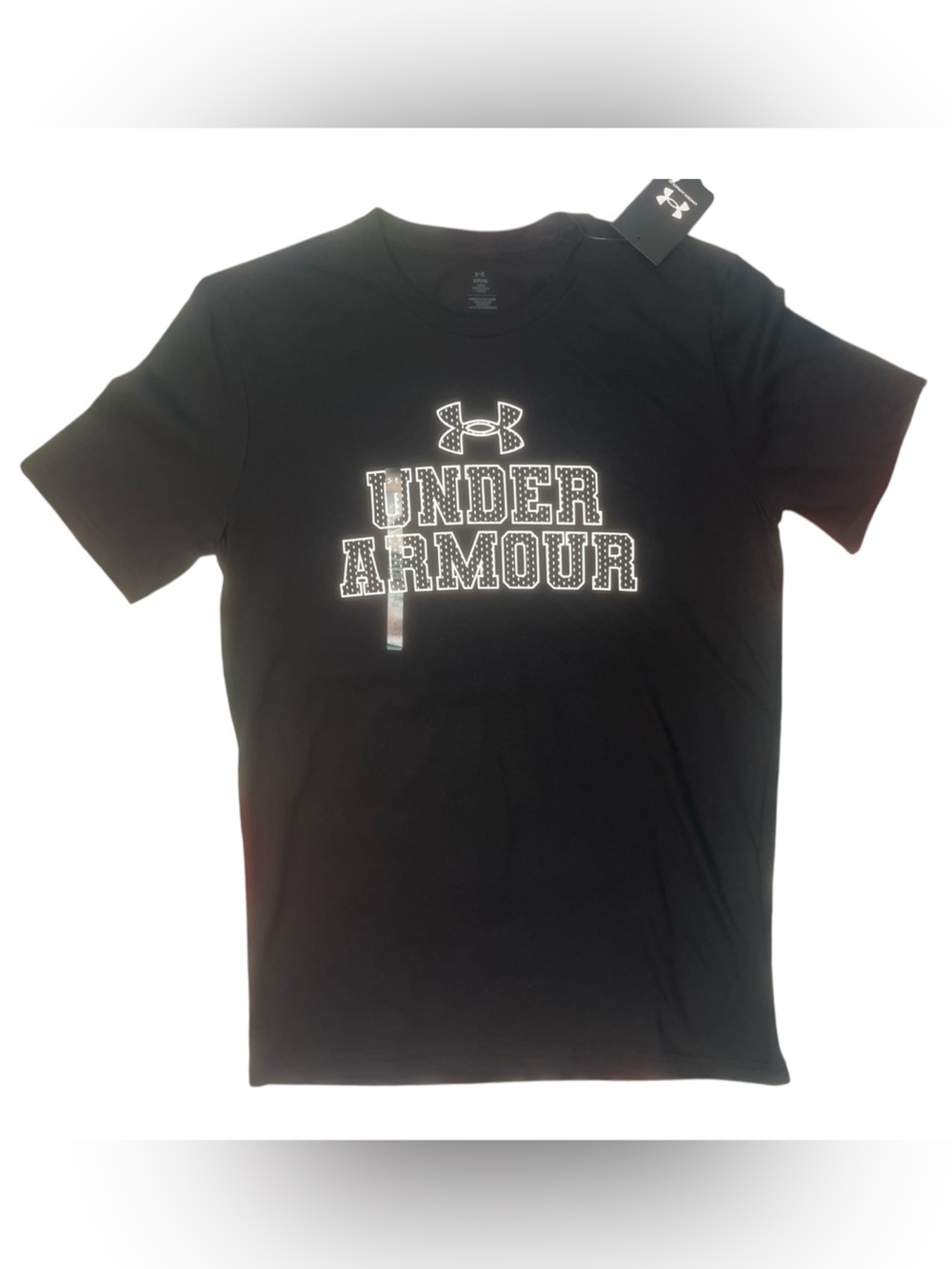 Under Armour Black Short-Sleeve Logo Graphic Tee